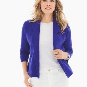 CHICOS NWT STRUCTURED SARA CARDIGAN SWEATER BLAZER